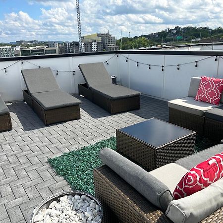 Luxury Townhome Skyline Views Mins To Dt Nashville Exteriör bild