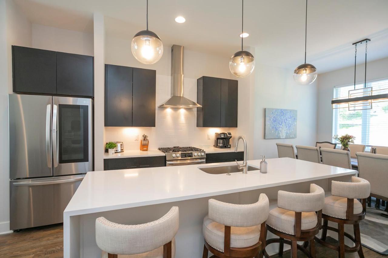 Luxury Townhome Skyline Views Mins To Dt Nashville Exteriör bild