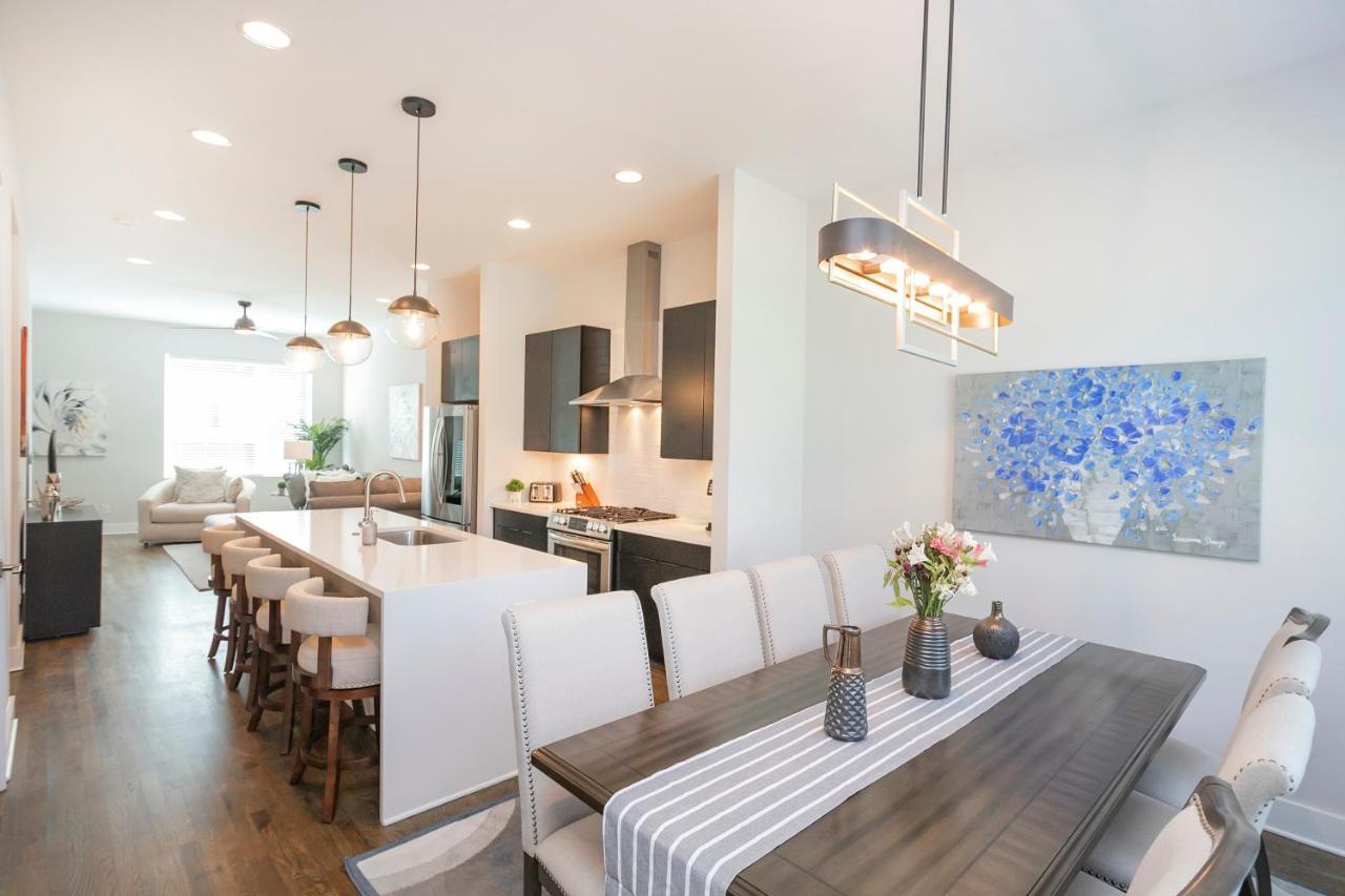 Luxury Townhome Skyline Views Mins To Dt Nashville Exteriör bild
