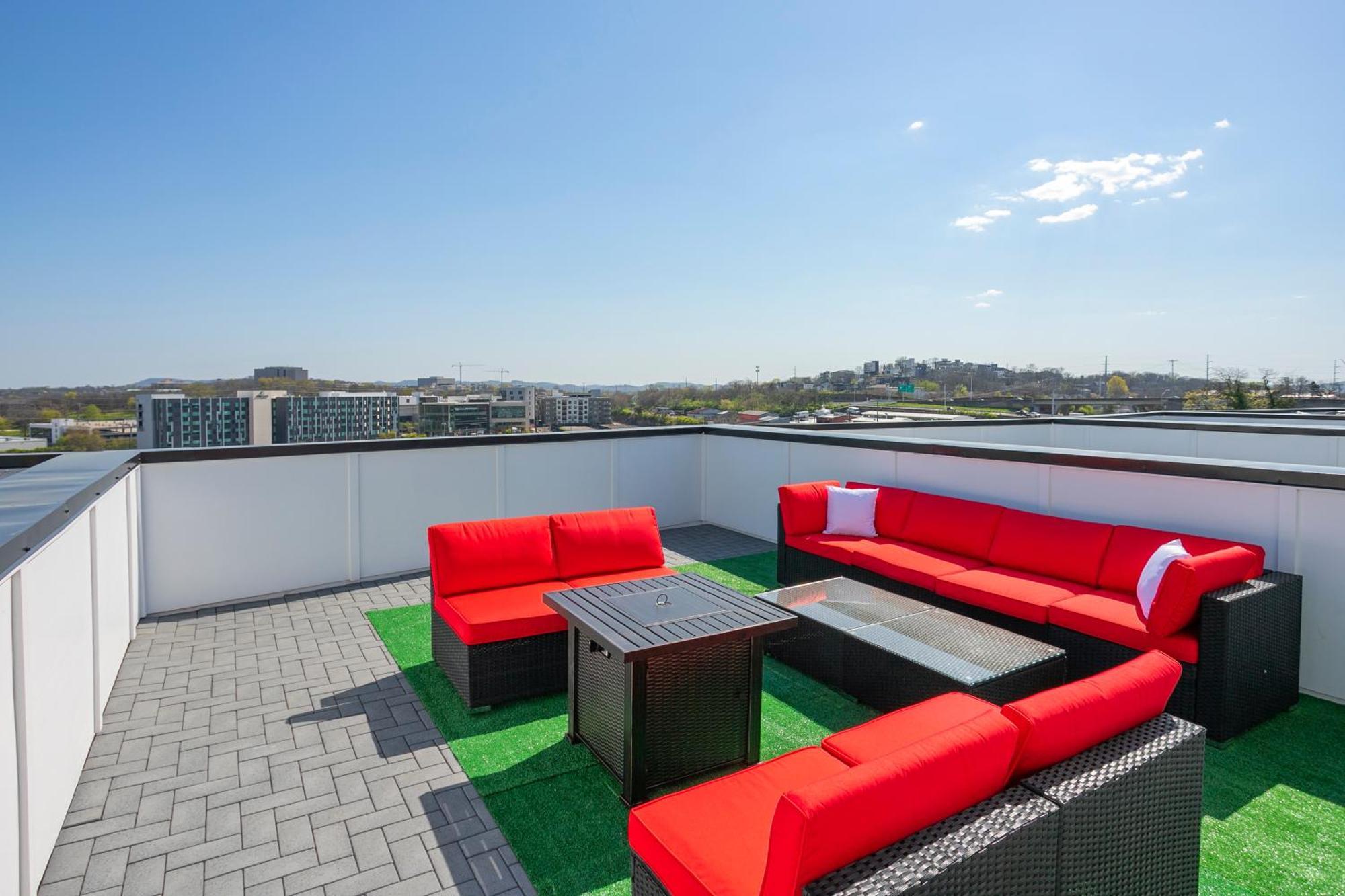 Luxury Townhome Skyline Views Mins To Dt Nashville Exteriör bild