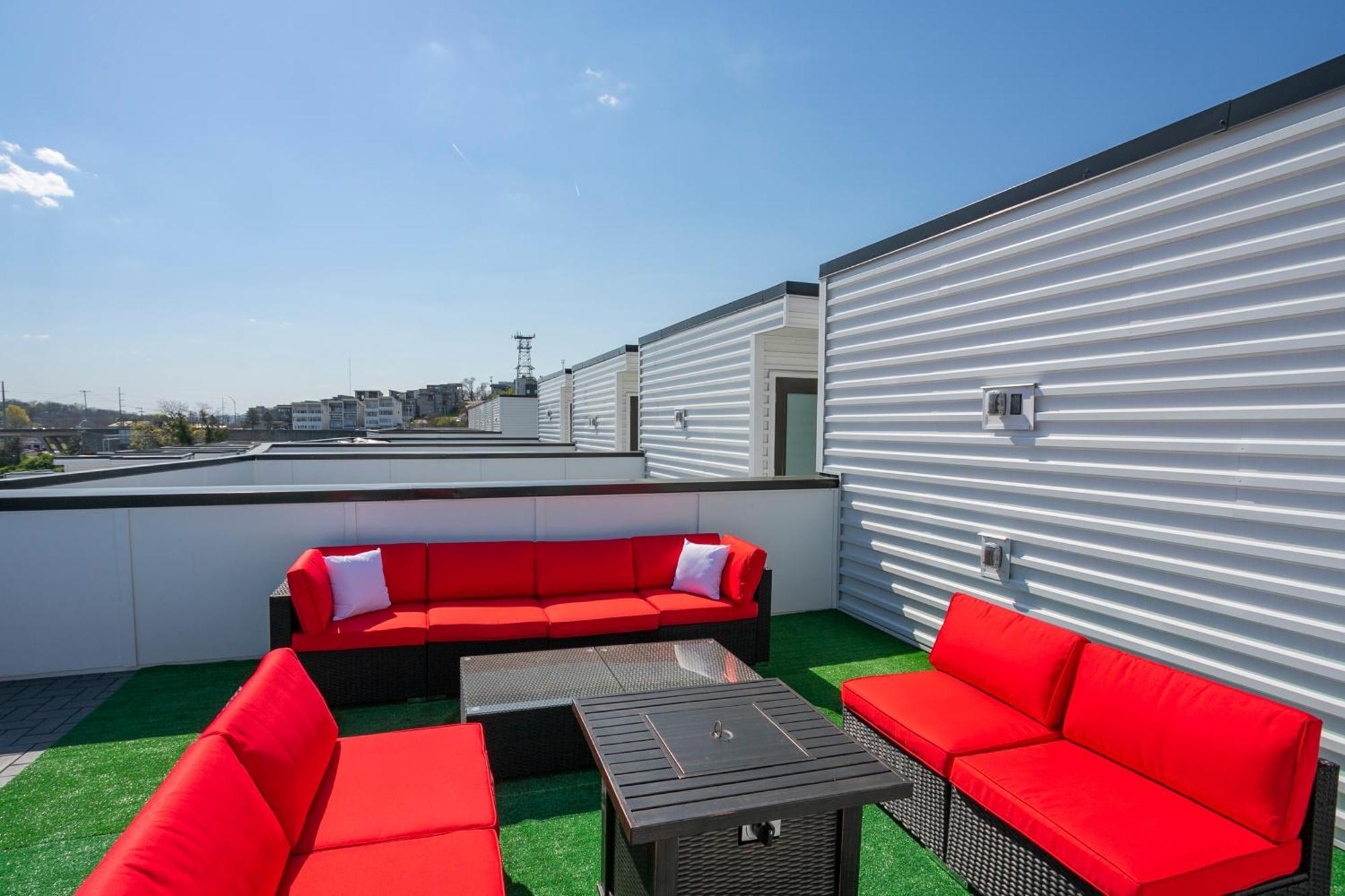 Luxury Townhome Skyline Views Mins To Dt Nashville Exteriör bild