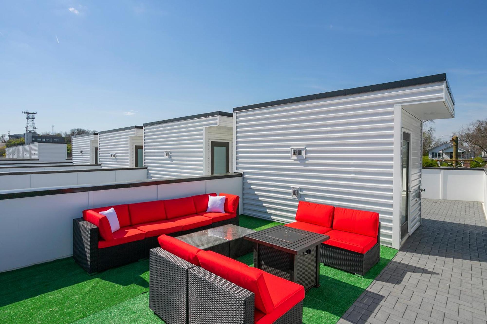 Luxury Townhome Skyline Views Mins To Dt Nashville Exteriör bild
