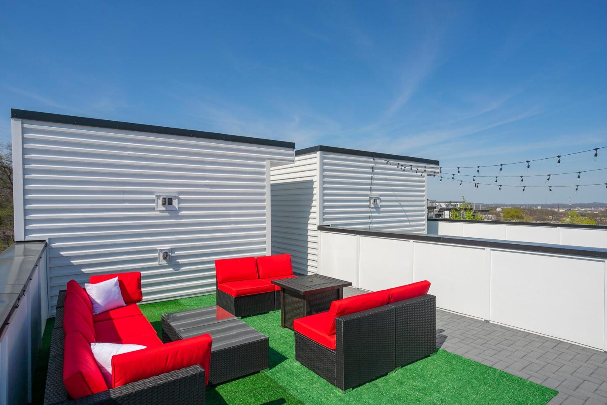 Luxury Townhome Skyline Views Mins To Dt Nashville Exteriör bild