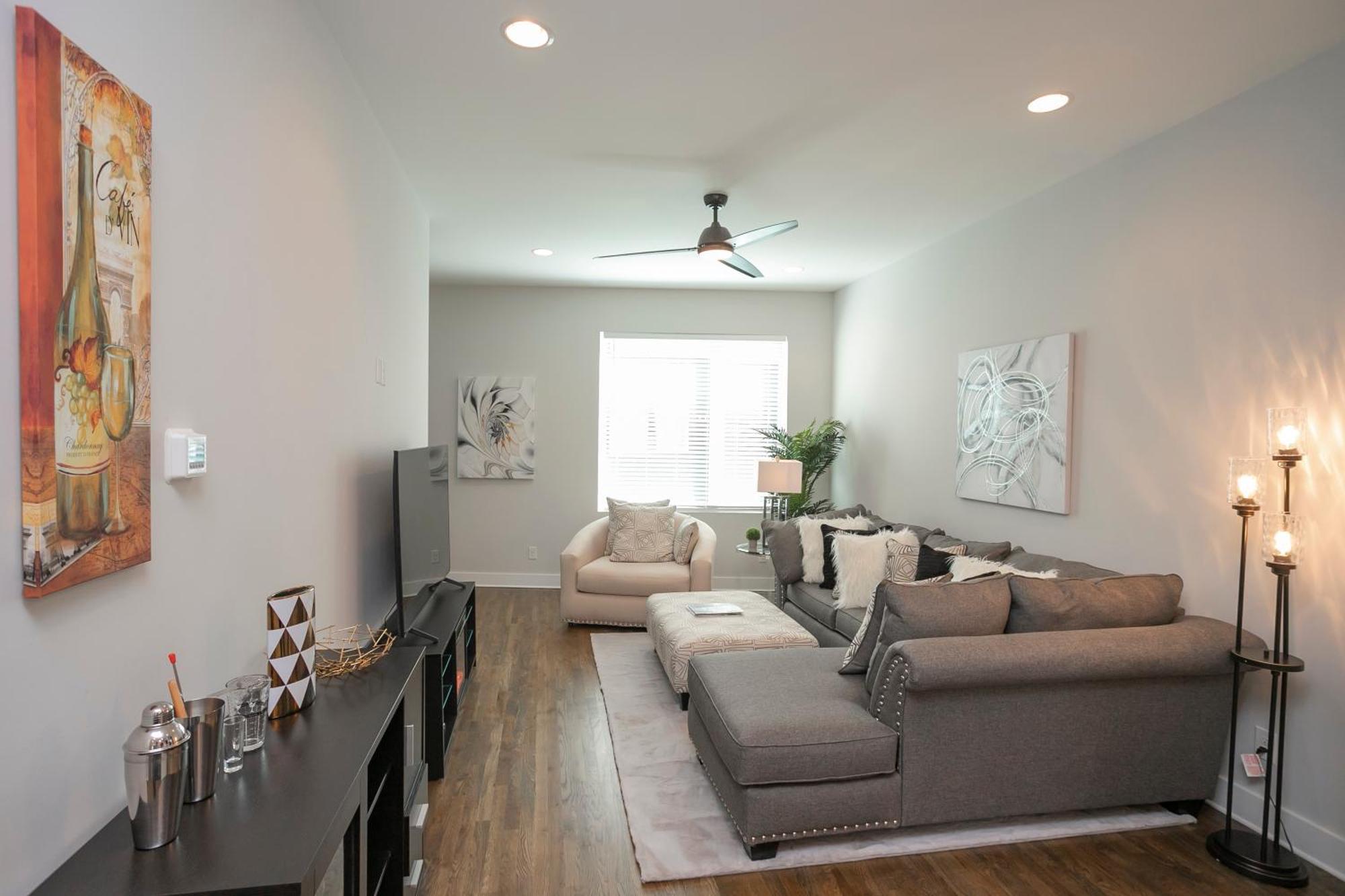 Luxury Townhome Skyline Views Mins To Dt Nashville Exteriör bild
